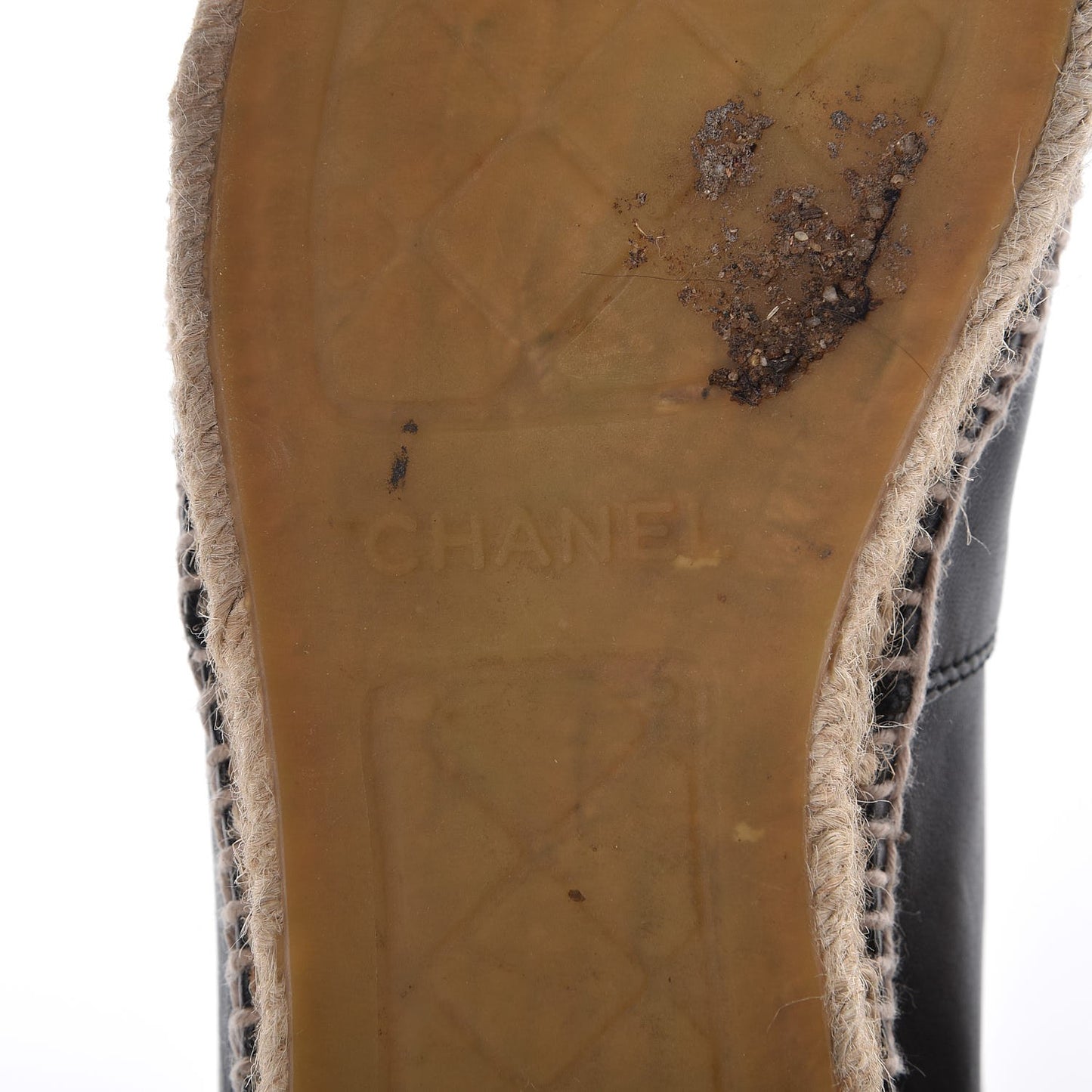 Lambskin CC Espadrilles 38 Black