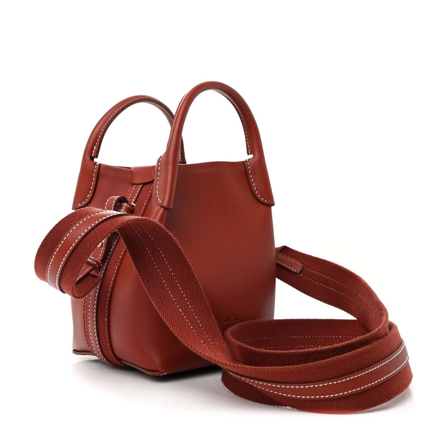 Smooth Calfskin Micro Bale Bag Deep Kummel