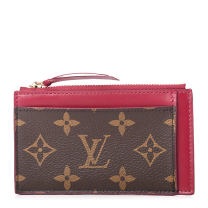 Louis Vuitton Monogram Zipped Card Holder Fuchsia 1 of 6