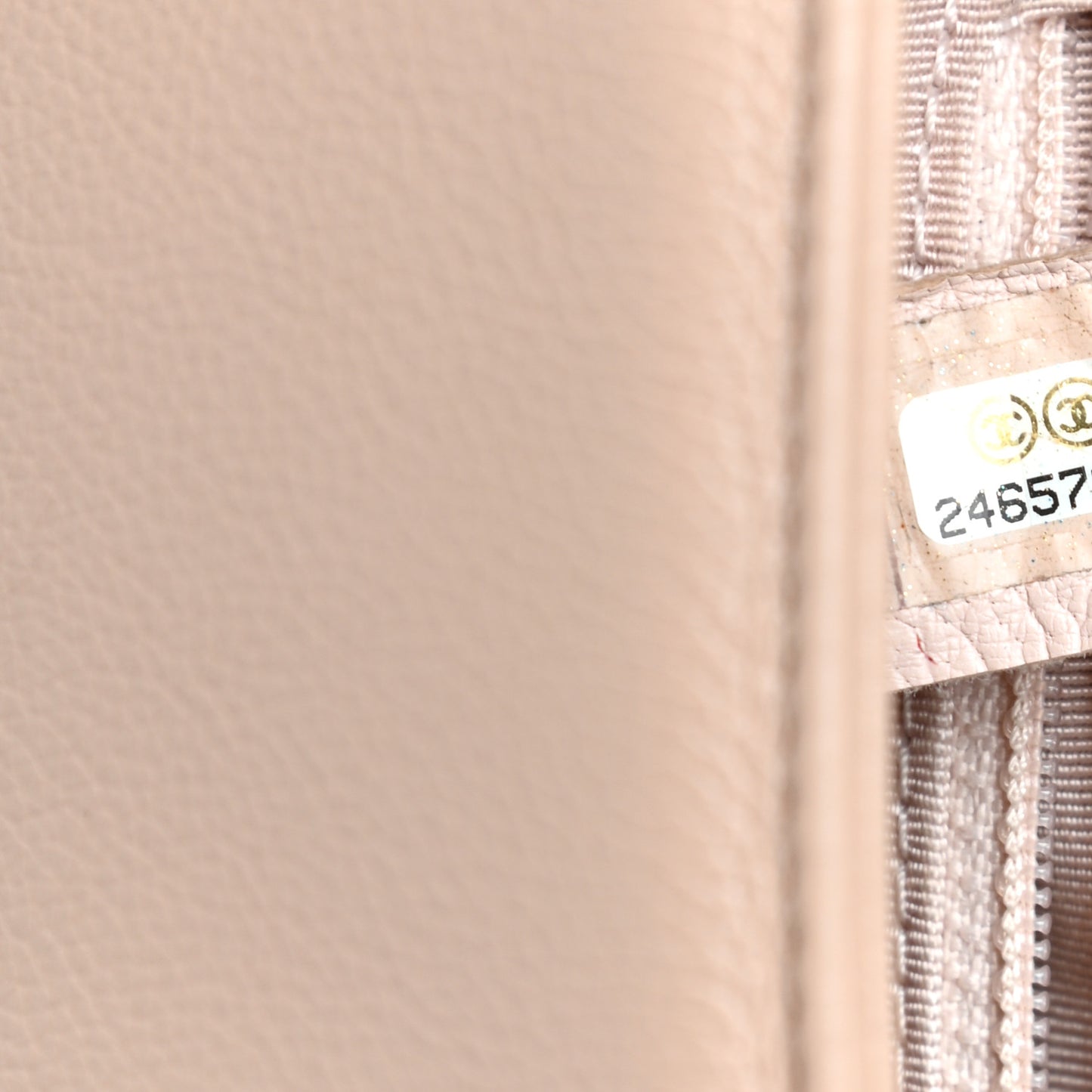 Caviar Quilted Small Studded Flap Beige