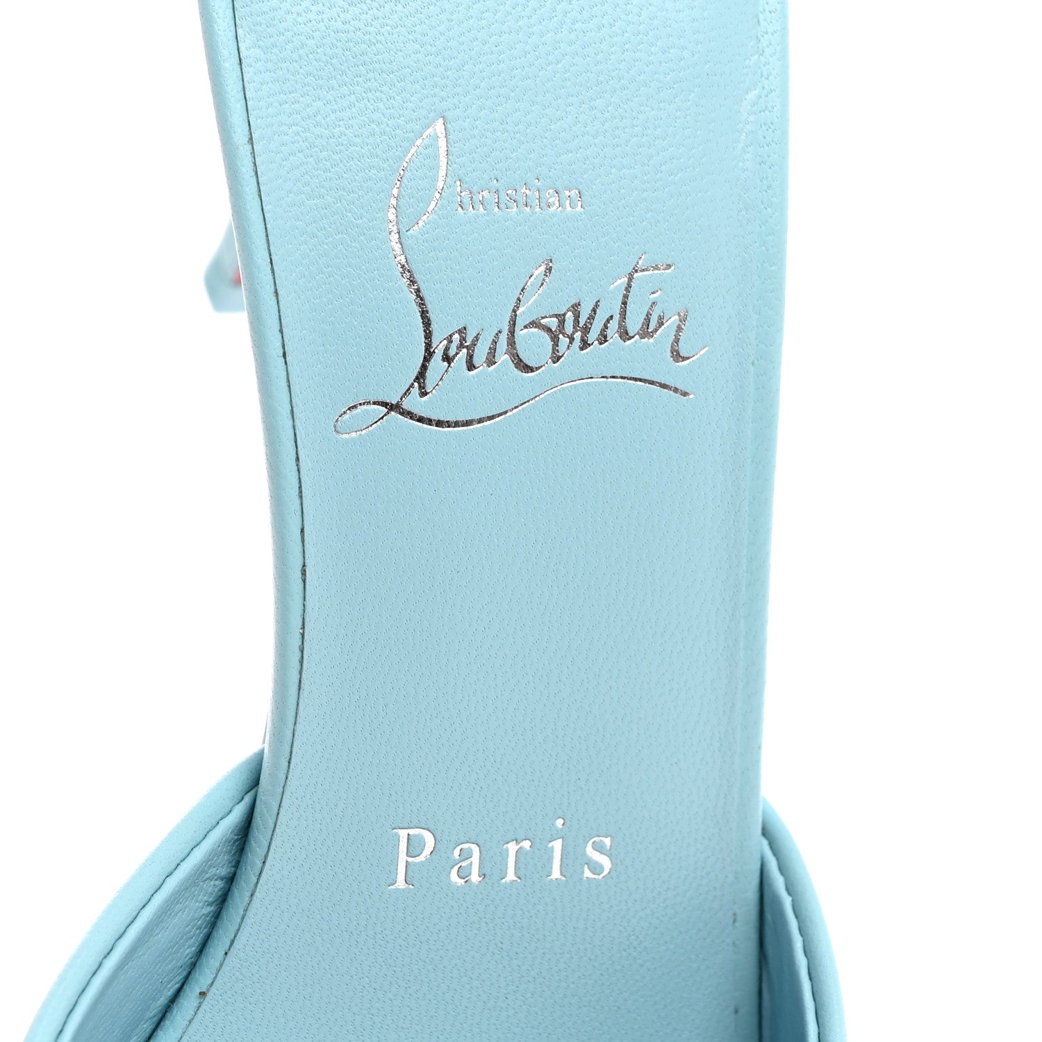 Christian Louboutin Nappa Me Dolly 85 Sandals 38.5 Mineral 6 of 8