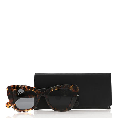 Fendi Acetate F is Fendi FF 51mm Cat Eye Sunglasses 0327/S Tortoise Camouflage 7 of 7