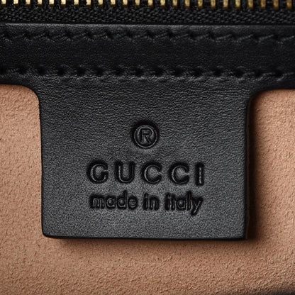 Gucci Guccissima Medium Padlock Shoulder Bag Black 8 of 9
