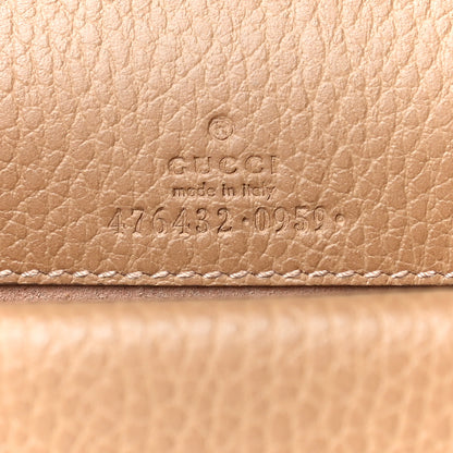 Gucci Dollar Calfskin Crystal Super Mini Dionysus Shoulder Bag Natural Tan Black Diamond 5 of 10