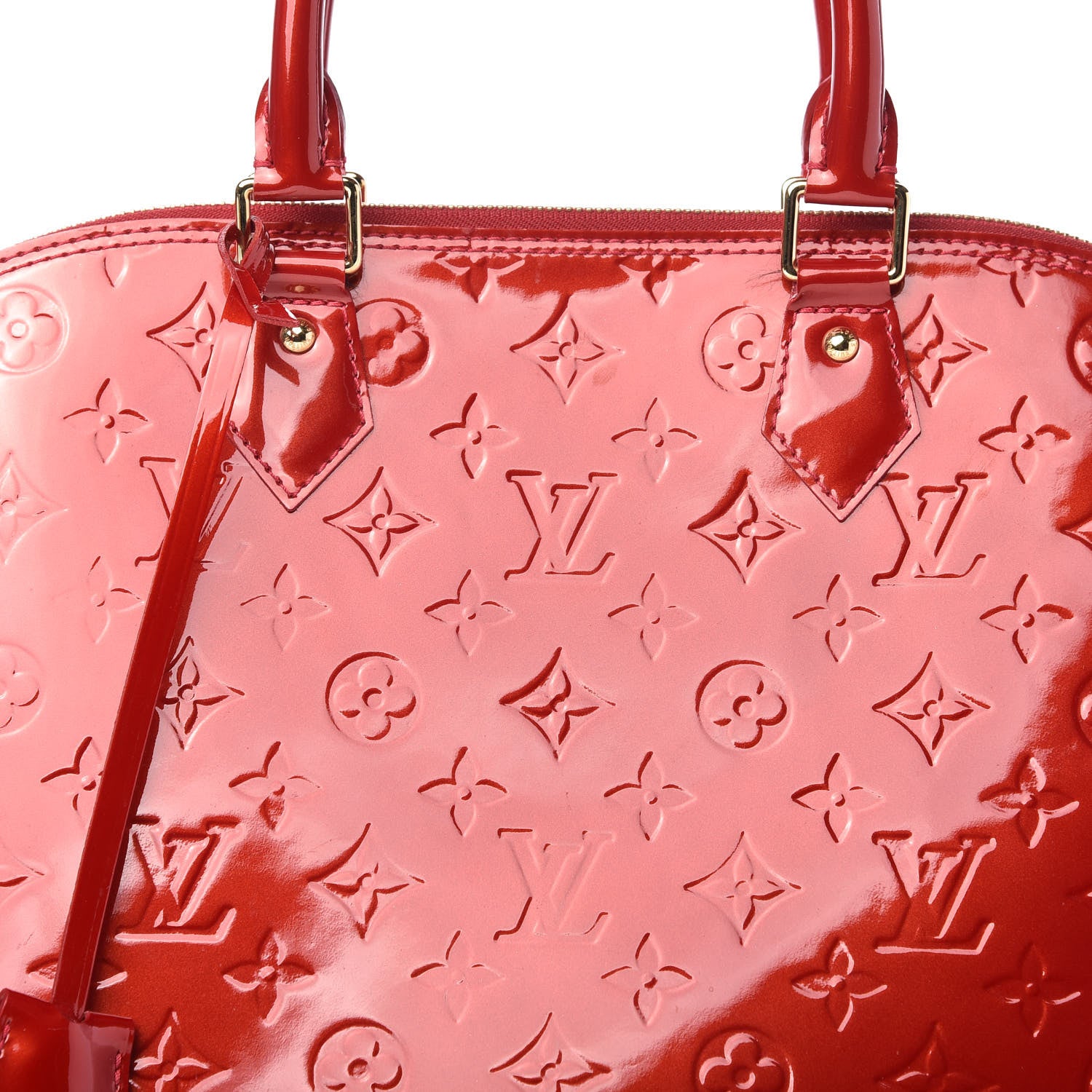 Louis Vuitton Vernis Alma GM Pomme D'Amour 9 of 9