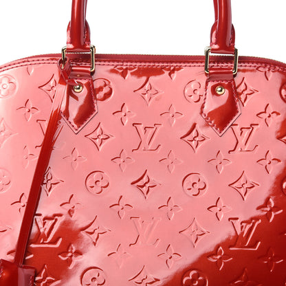 Louis Vuitton Vernis Alma GM Pomme D'Amour 9 of 9