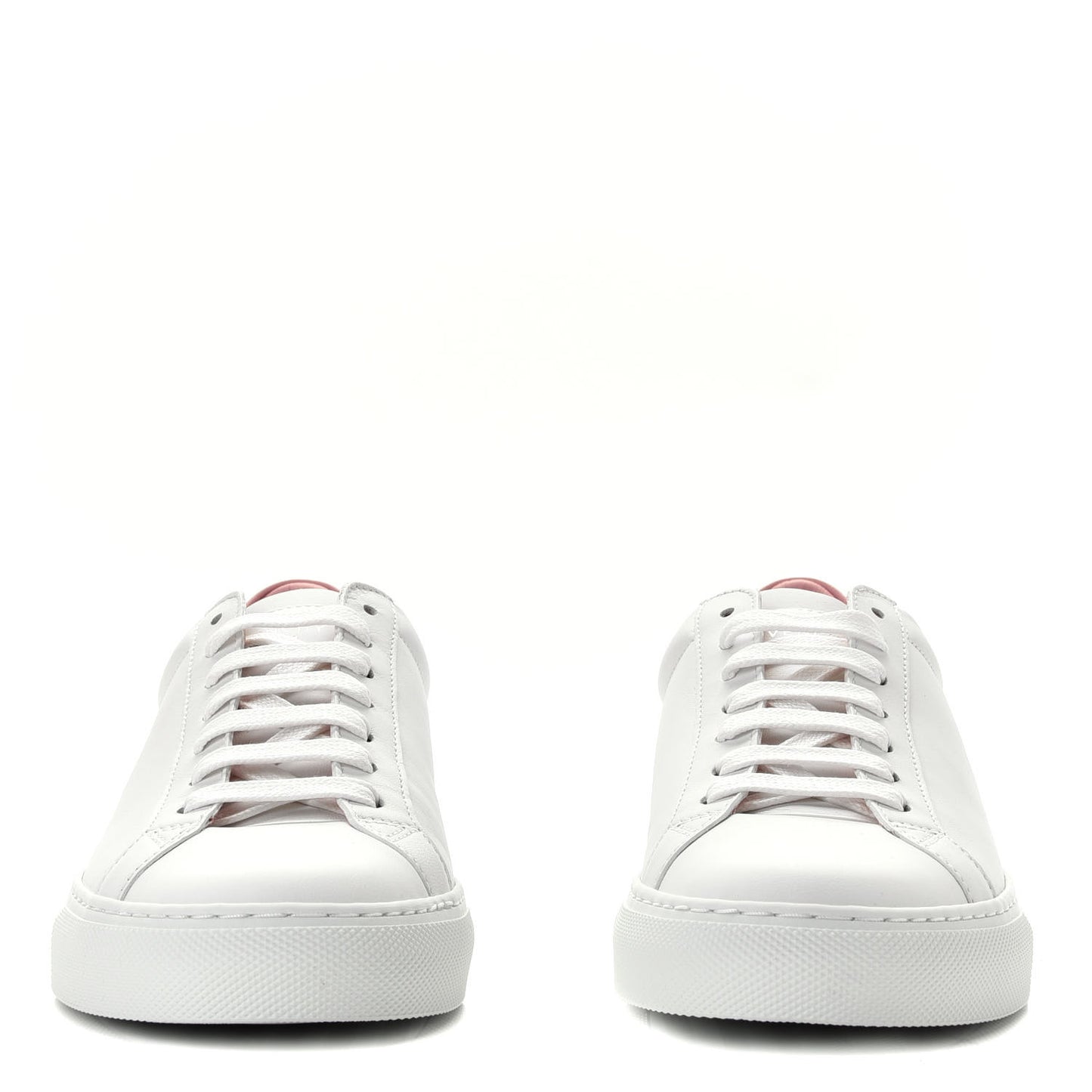 Calfskin Womens Urban Street Sneakers 36 White Rose