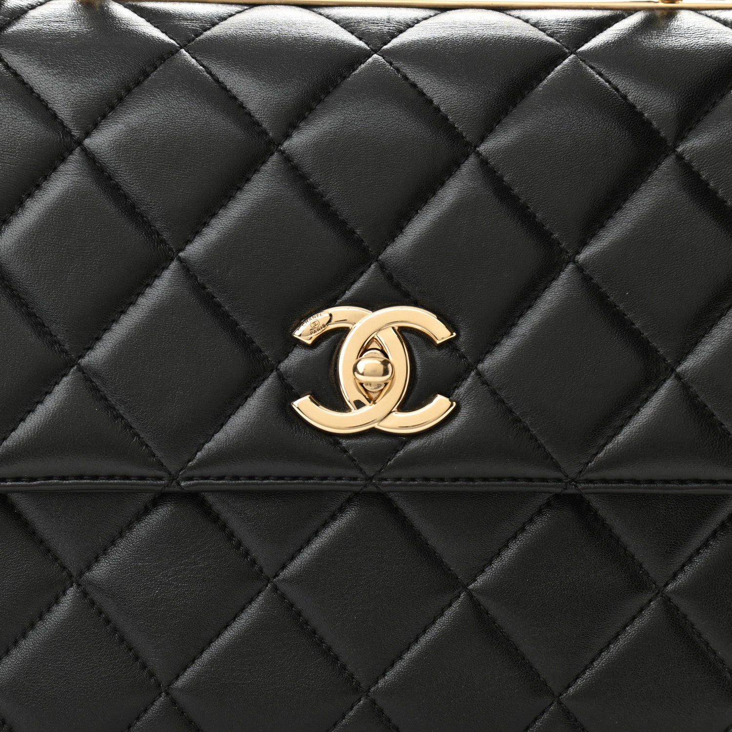 Chanel Lambskin Quilted Medium Trendy CC Flap Dual Handle Bag Black 8 of 11