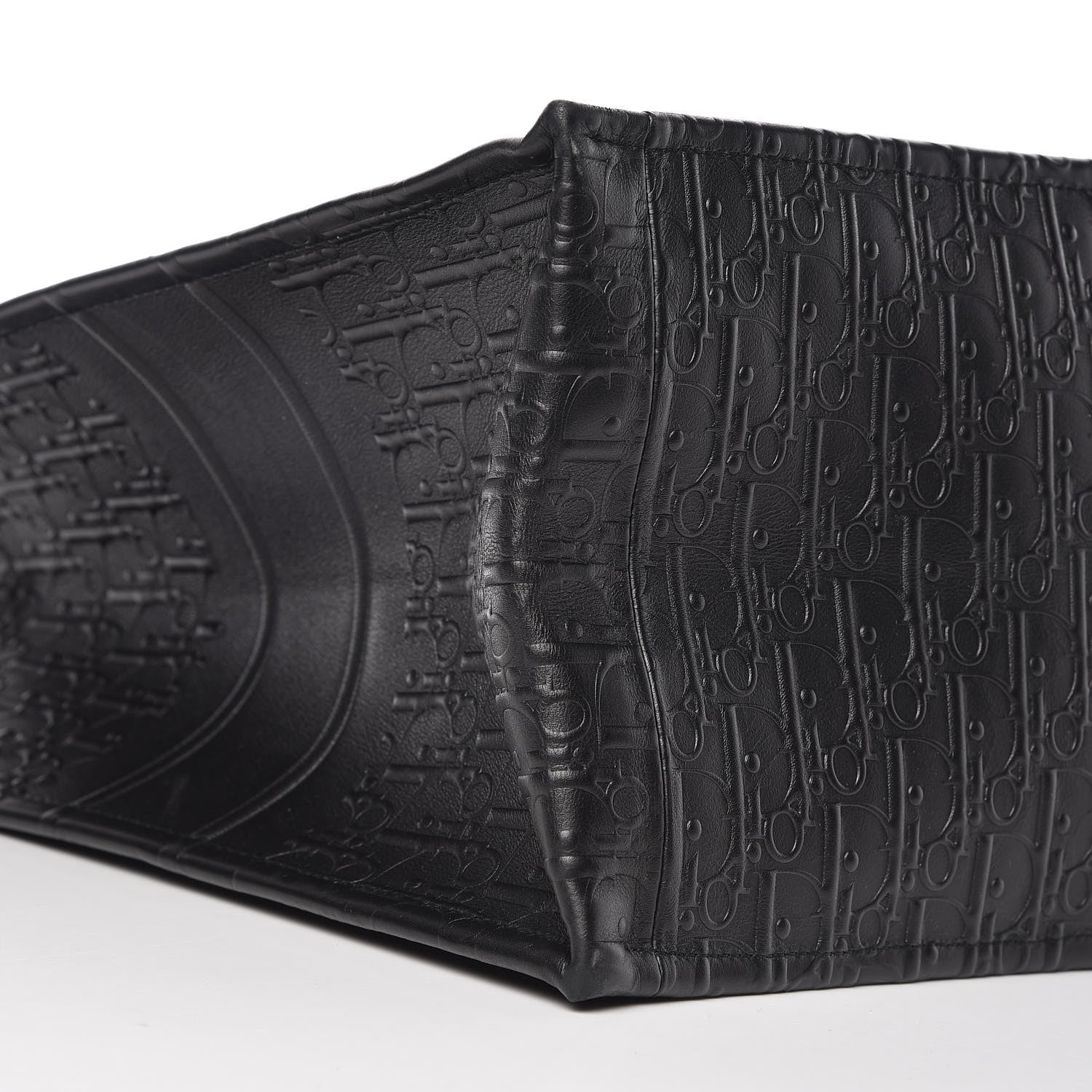 Christian Dior Oblique Calfskin Embossed Book Tote Black 8 of 9