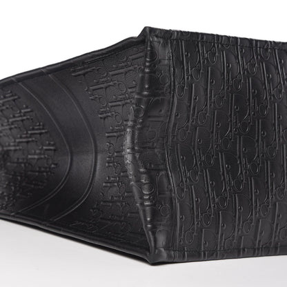 Christian Dior Oblique Calfskin Embossed Book Tote Black 8 of 9
