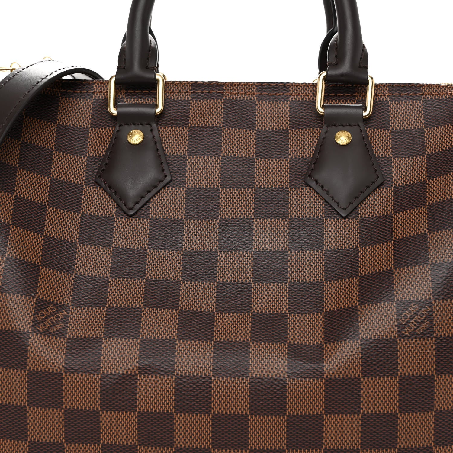 Louis Vuitton Damier Ebene Speedy Bandouliere 25 8 of 10