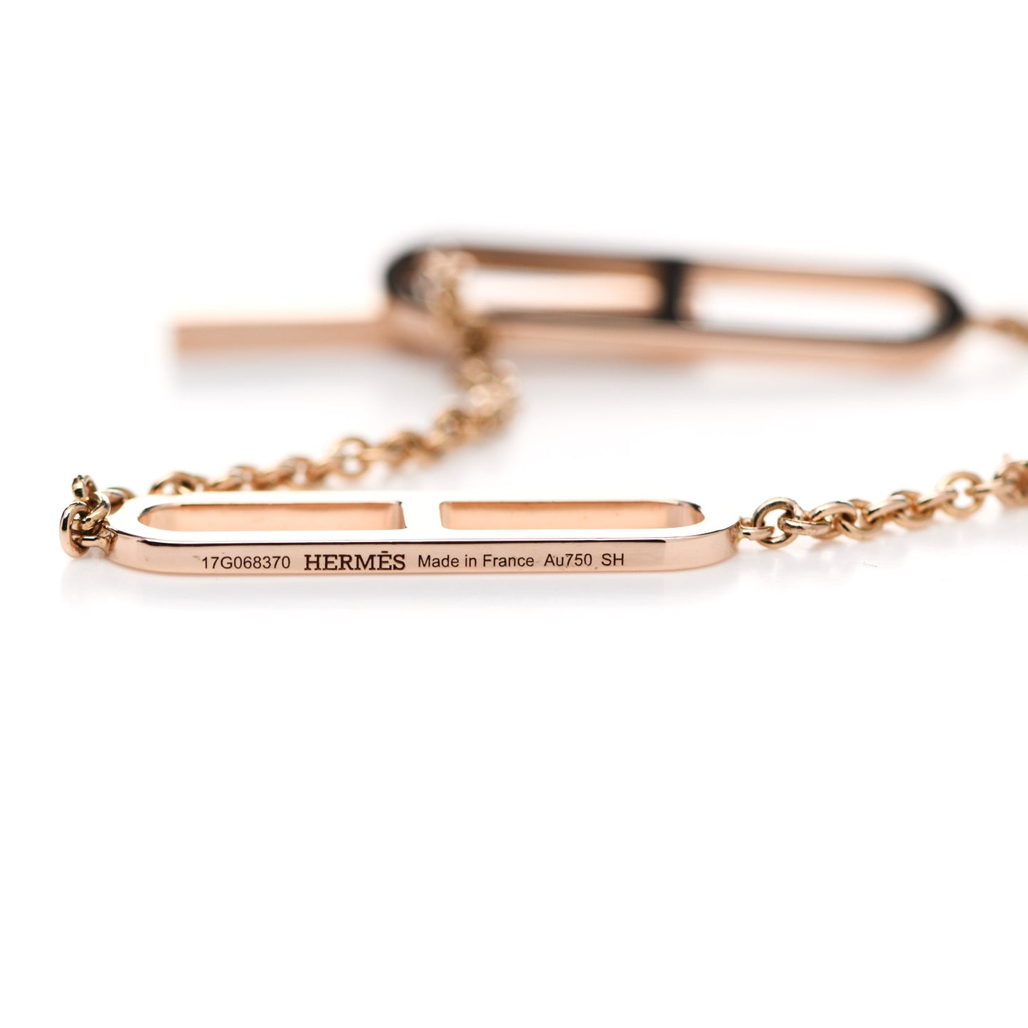 18K Rose Gold PM Ever Chaine D'Ancre Bracelet SH