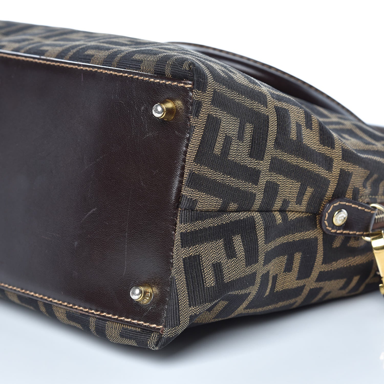 Fendi Zucca Tote Tobacco 10 of 15