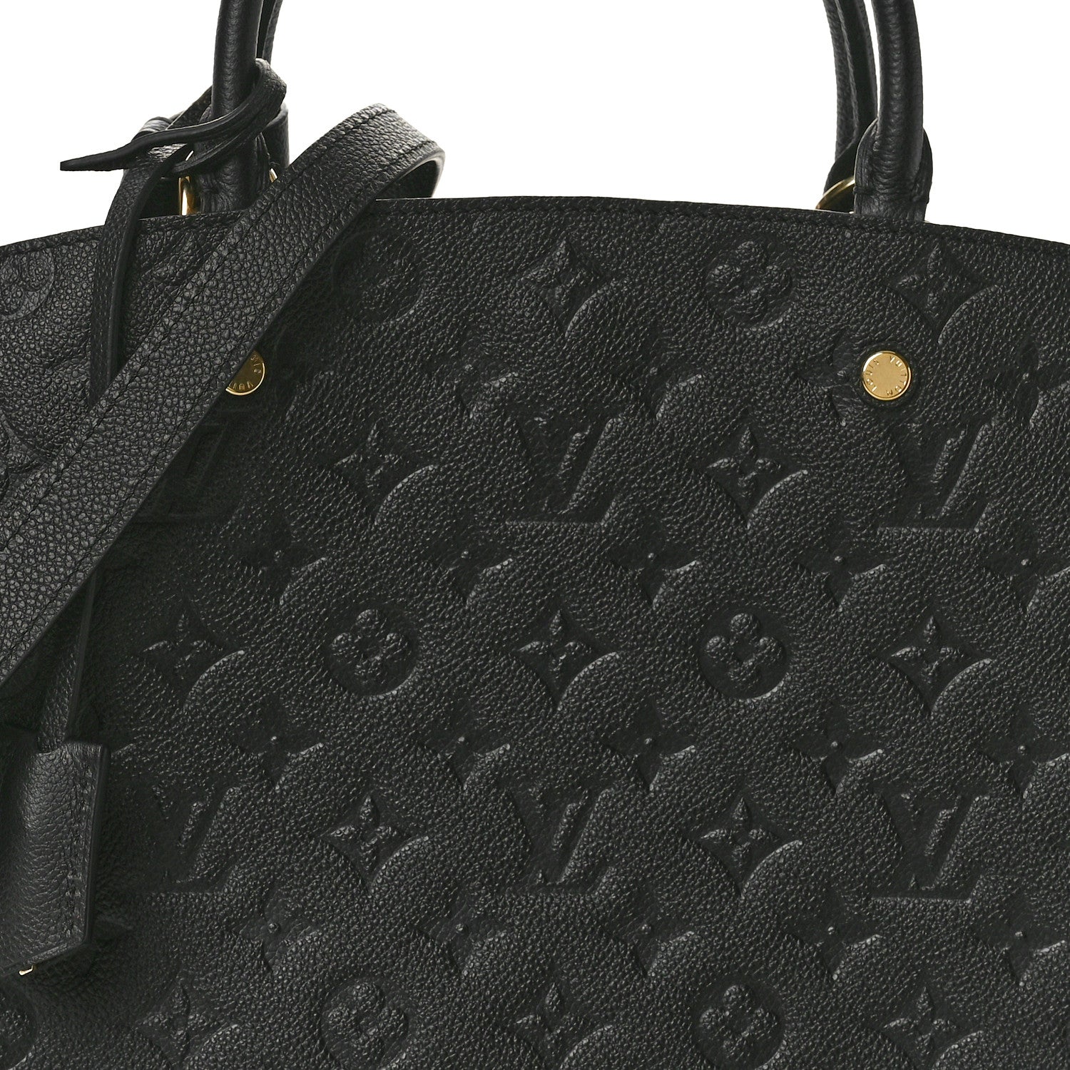 Louis Vuitton Empreinte Montaigne MM Black 7 of 10