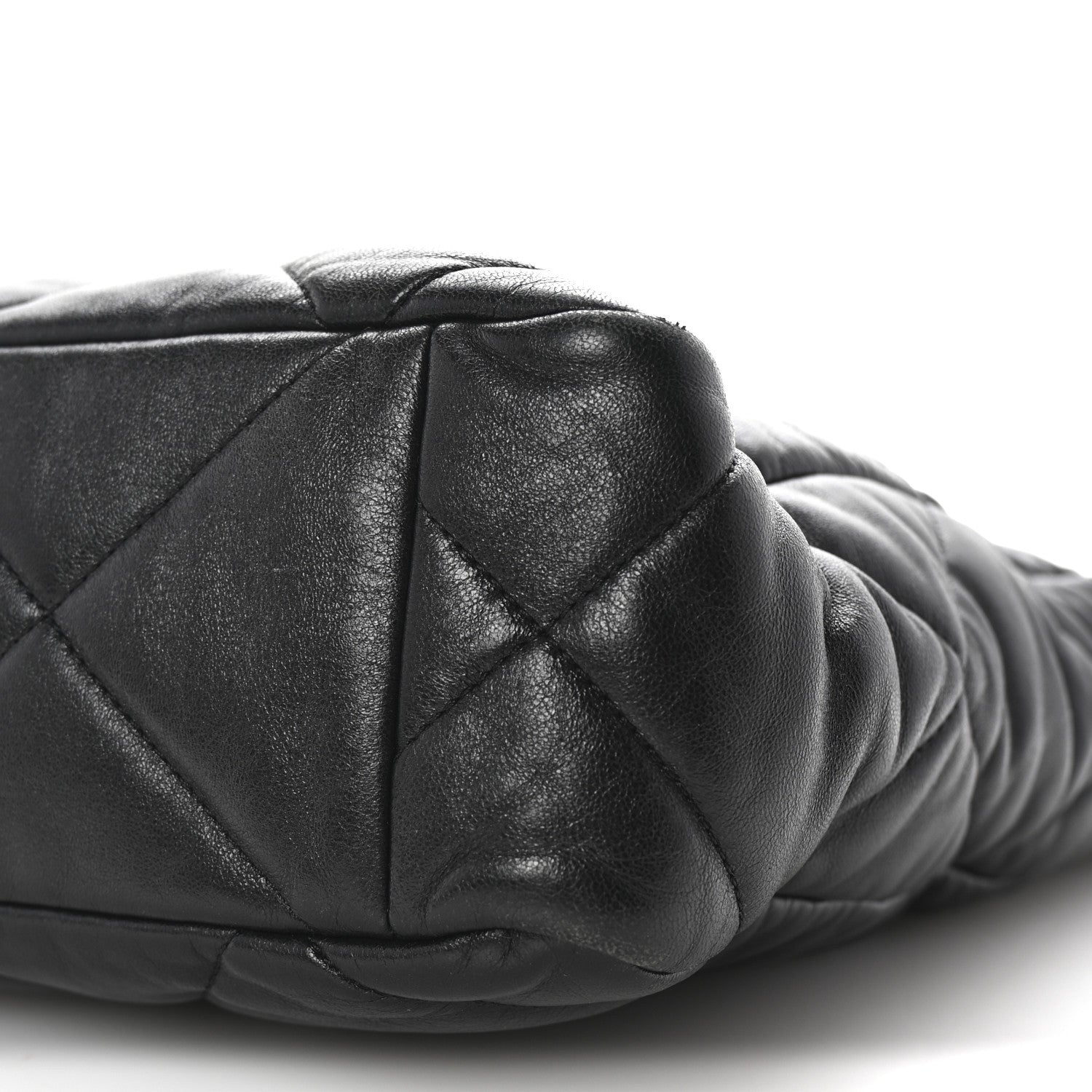Chanel Lambskin Quilted Chanel 19 Shopping Bag Black 10 of 10