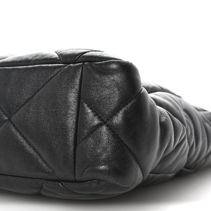 Chanel Lambskin Quilted Chanel 19 Shopping Bag Black 10 of 10