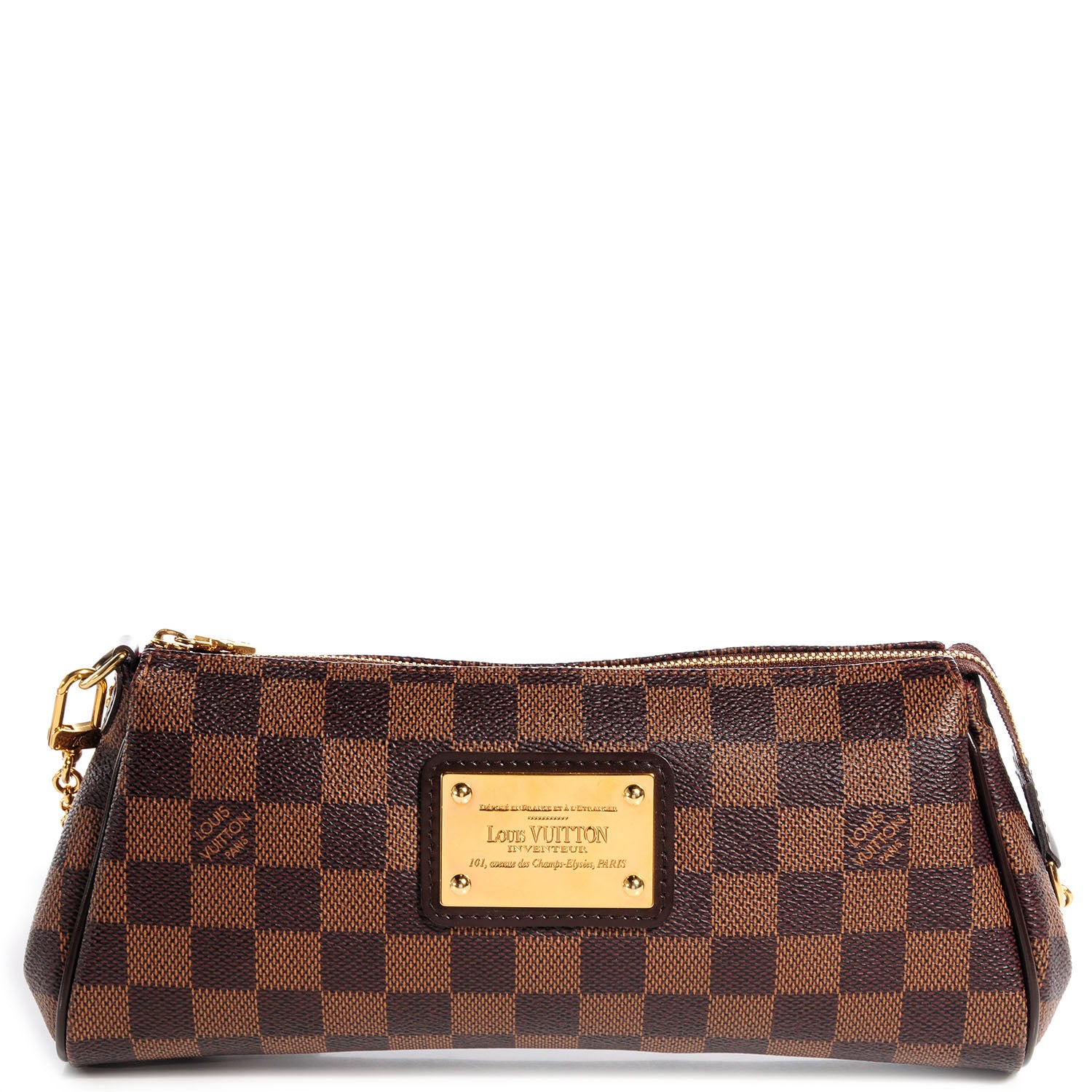 Louis Vuitton Damier Ebene Eva Clutch 1 of 9