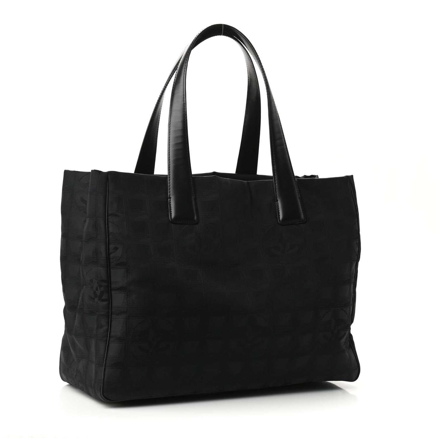 Chanel Nylon Medium Travel Tote Black 3 of 9