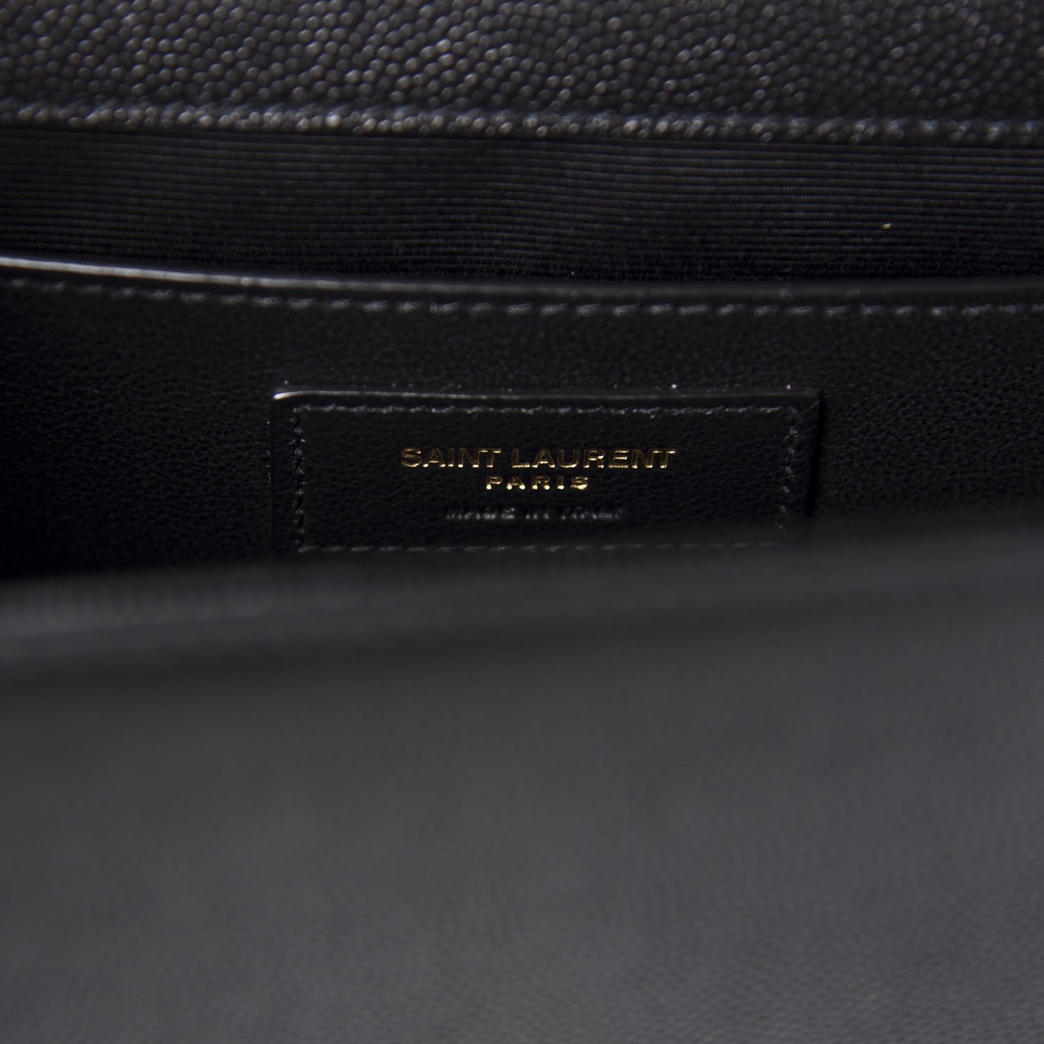 Saint Laurent Grain De Poudre Medium Classic Monogram Kate Satchel Black 9 of 11