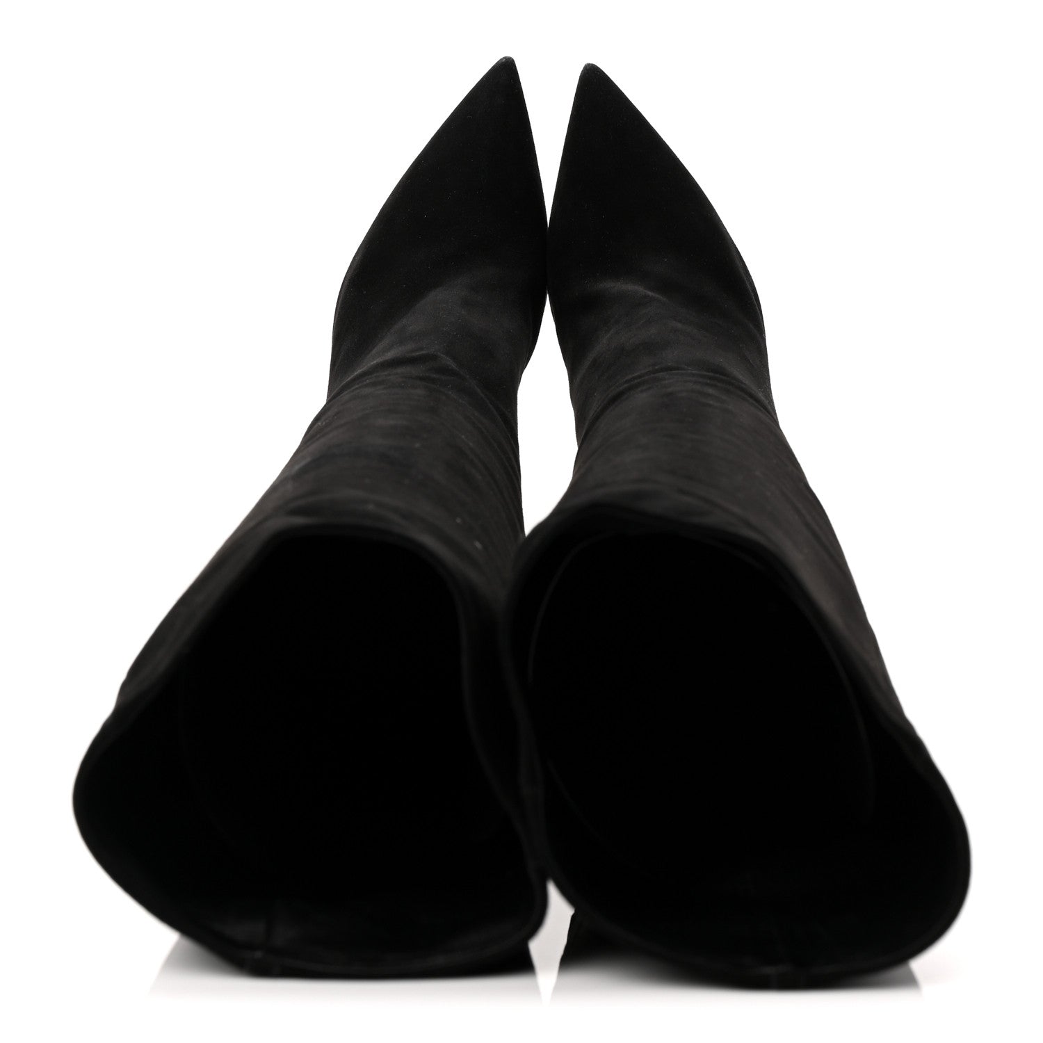 Louis Vuitton Suede High Boots 41 Black 5 of 9