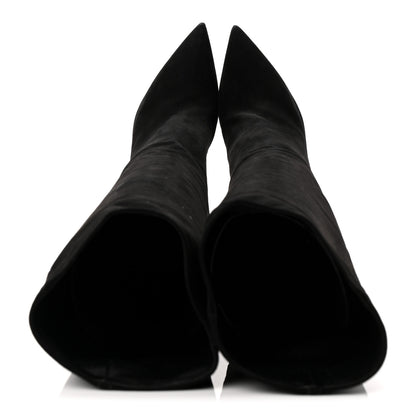 Louis Vuitton Suede High Boots 41 Black 5 of 9