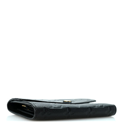 Louis Vuitton Empreinte Compact Curieuse Wallet Black 4 of 9