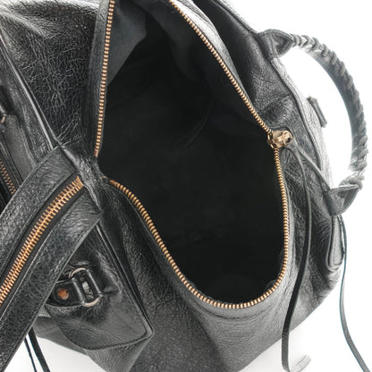 Balenciaga Agneau Classic Hardware Zip Traveler Backpack Black 5 of 7