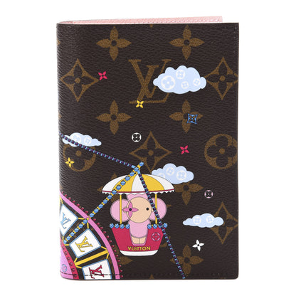 Louis Vuitton Monogram 2020 Christmas Animation Big Wheel Passport Cover Rose Ballerine 1 of 9