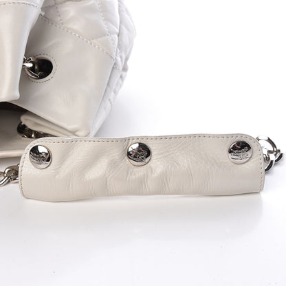 Burberry Calfskin Quilted Bucket Shoulder Bag White 15 of 20