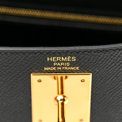 Hermes Epsom Kelly Sellier 28 Black 6 of 14