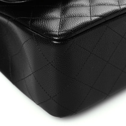Chanel Caviar Quilted Jumbo Double Flap Black 9 of 11