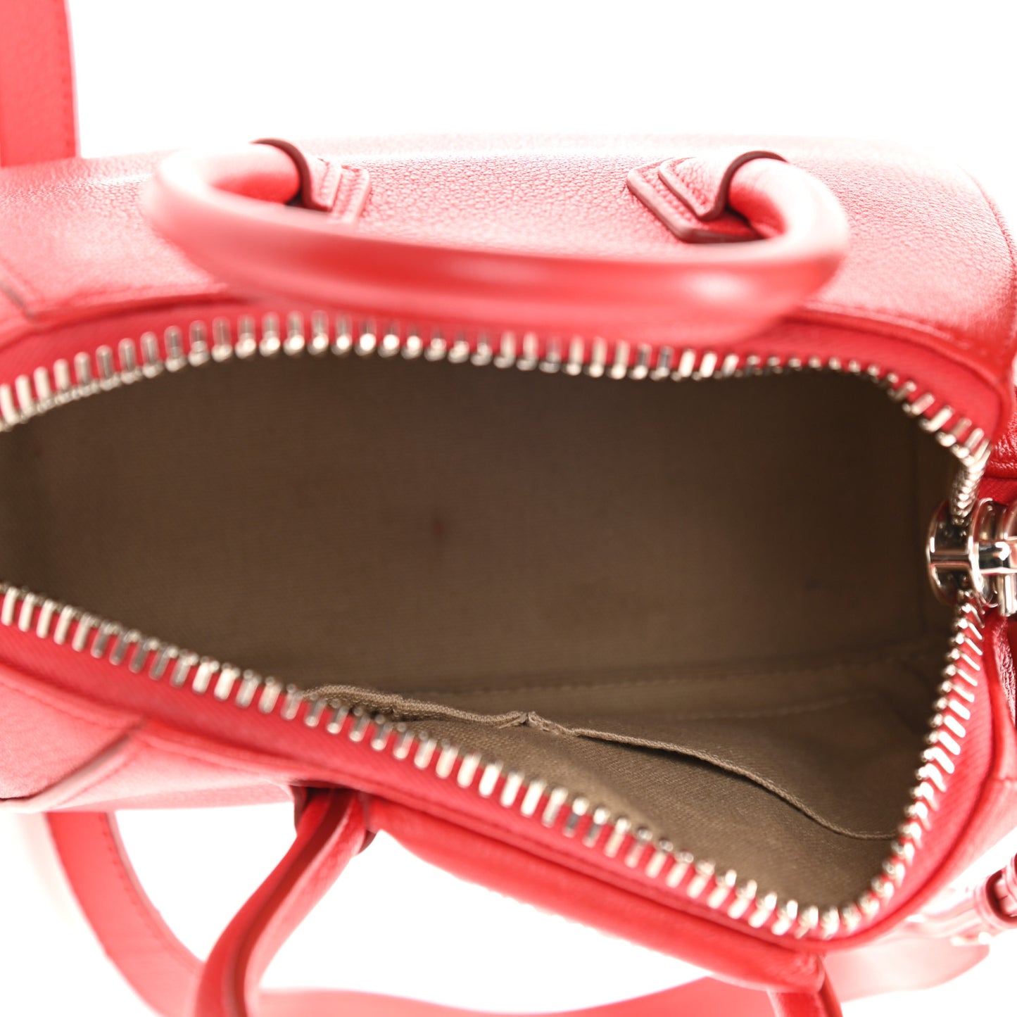 Sugar Goatskin Mini Antigona Red