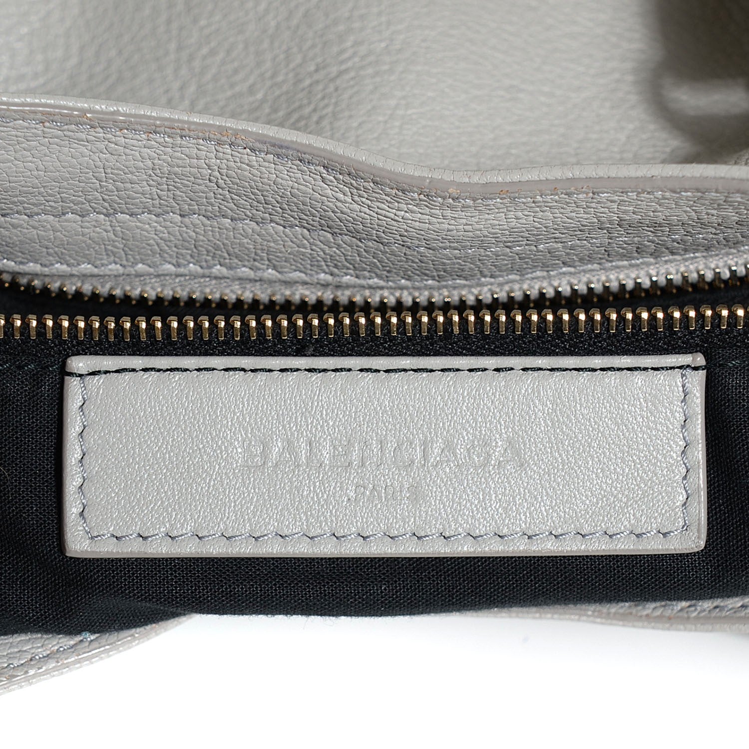 Balenciaga Chevre Gold Metallic Edge Hardware Velo Gris Perle 11 of 12