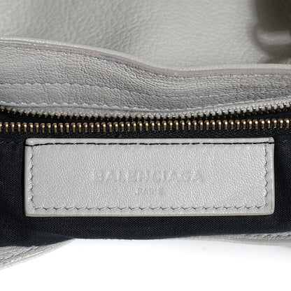 Balenciaga Chevre Gold Metallic Edge Hardware Velo Gris Perle 11 of 12