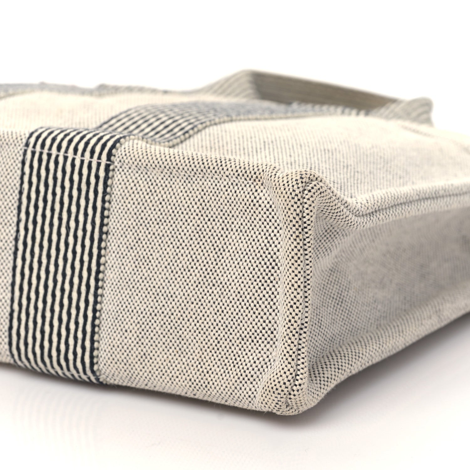 Hermes Canvas Herline PM Tote Light Grey 9 of 9