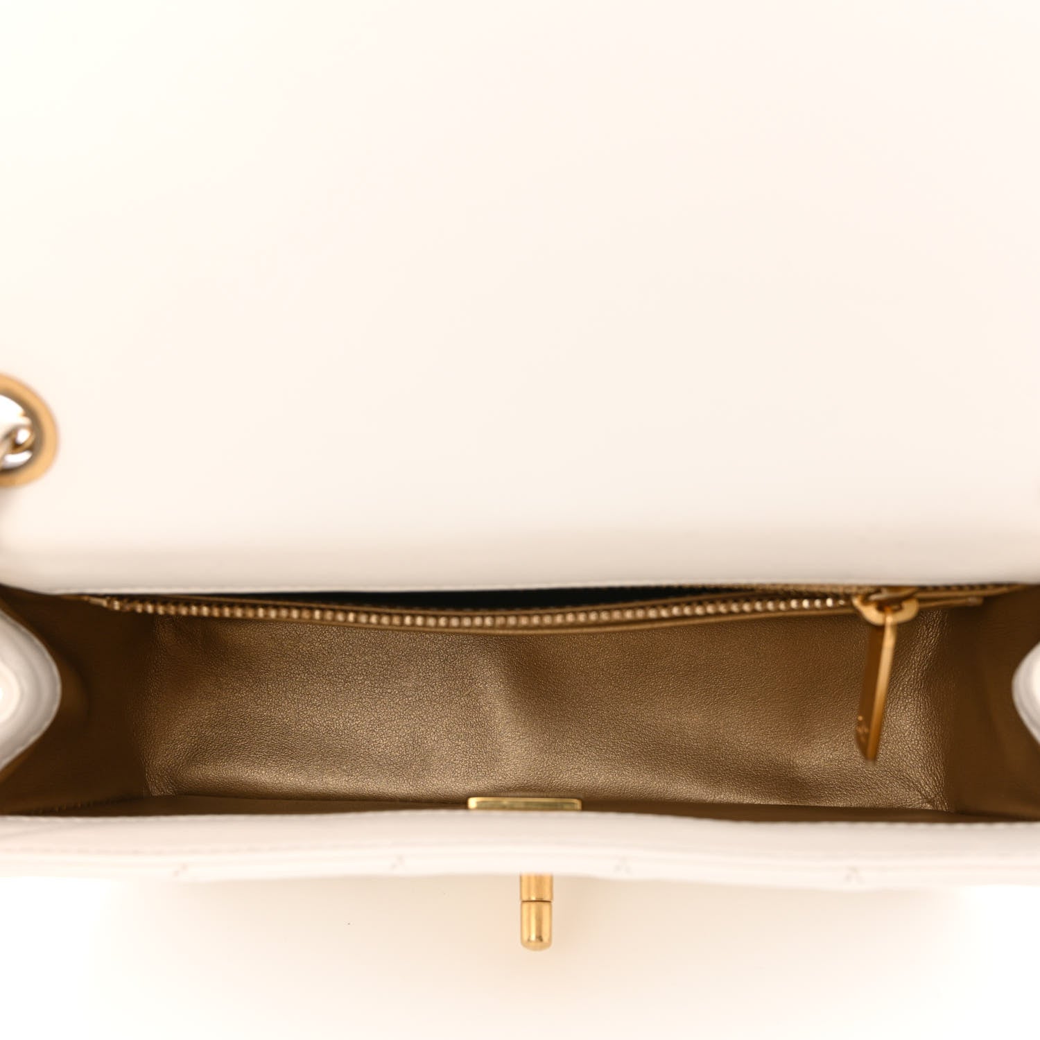 Chanel Lambskin Quilted Mini Rectangular Pearl Crush Flap White 5 of 11
