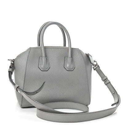 Givenchy Sugar Goatskin Mini Antigona Pearl Grey 3 of 11