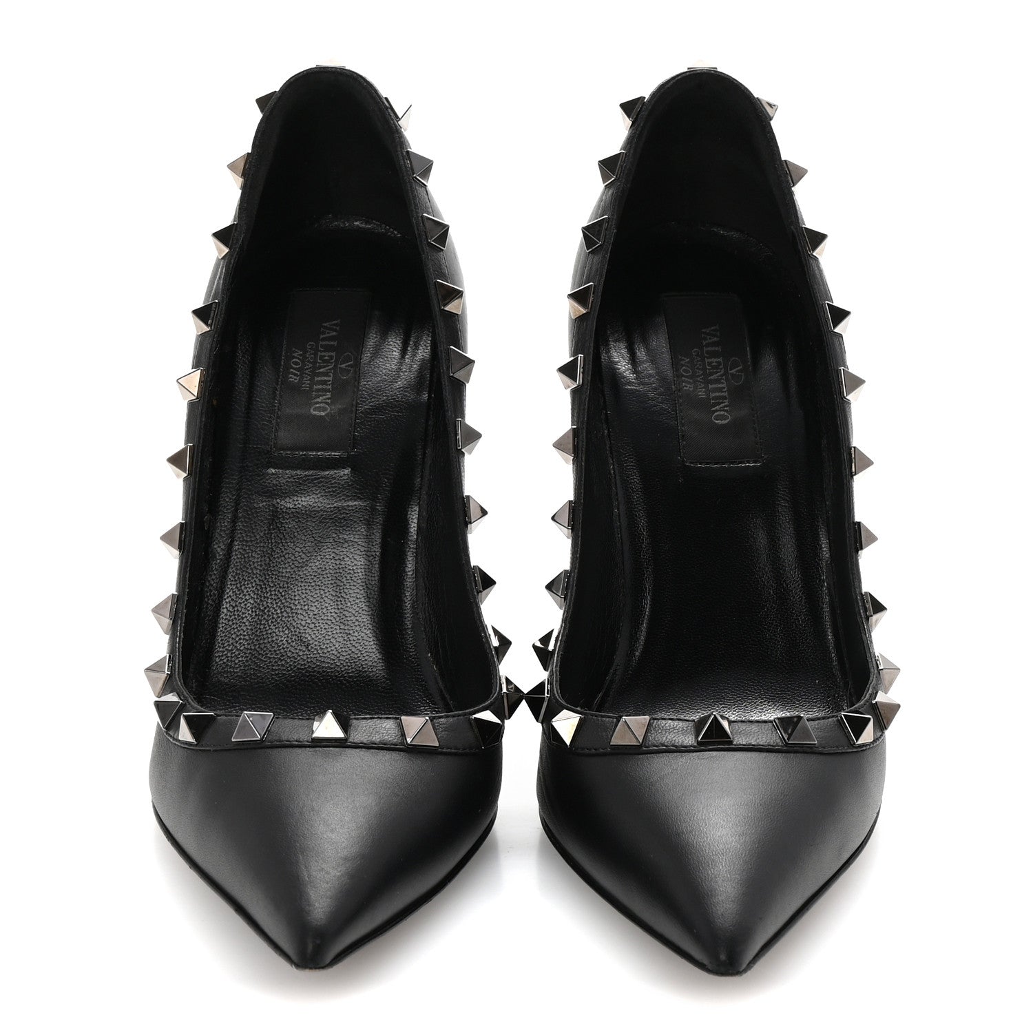 Valentino Garavani Nappa Rockstud 100mm Pumps 36.5 Black 3 of 10