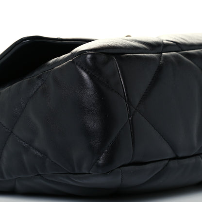 Chanel Lambskin Quilted Large Chanel 19 Flap Black 8 of 10