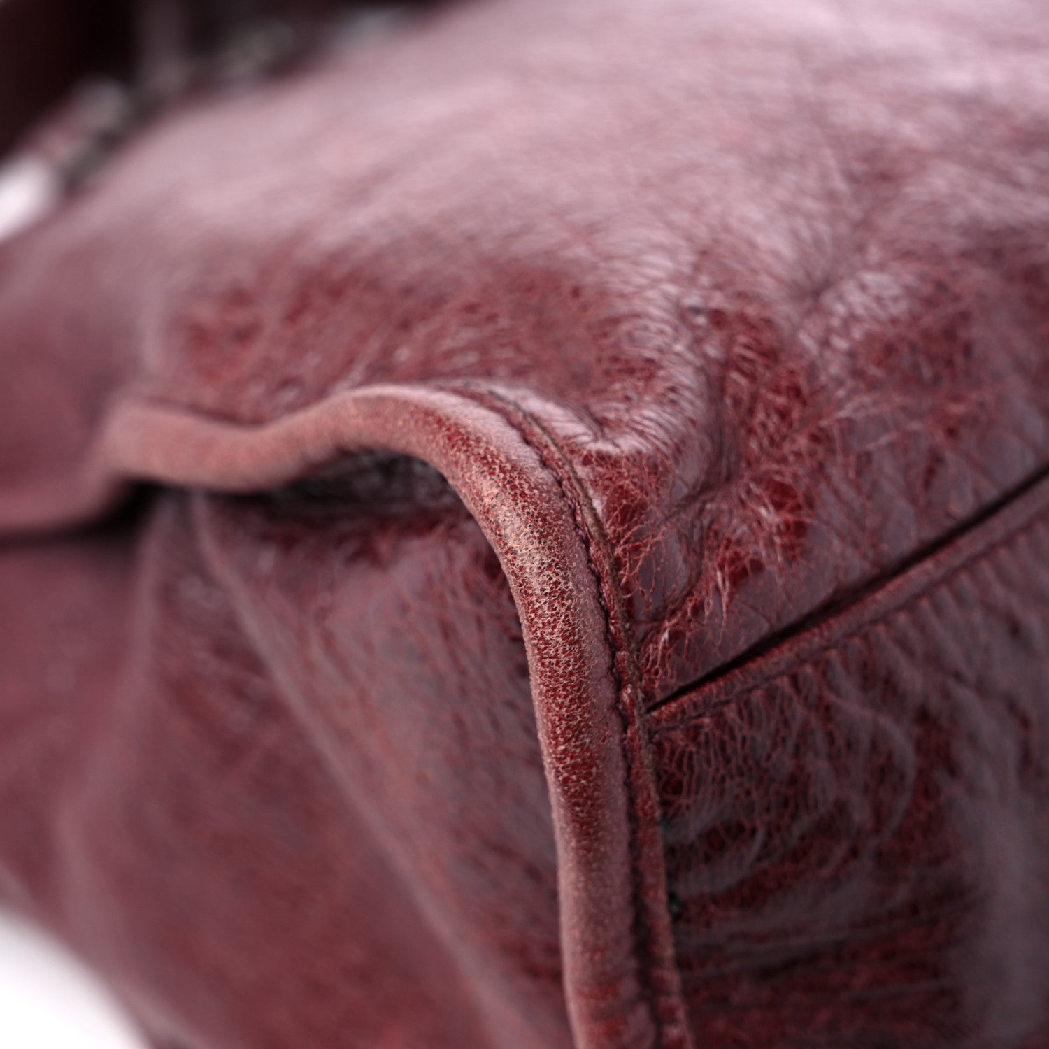 Balenciaga Agneau Classic Hardware City Dark Wine 11 of 21