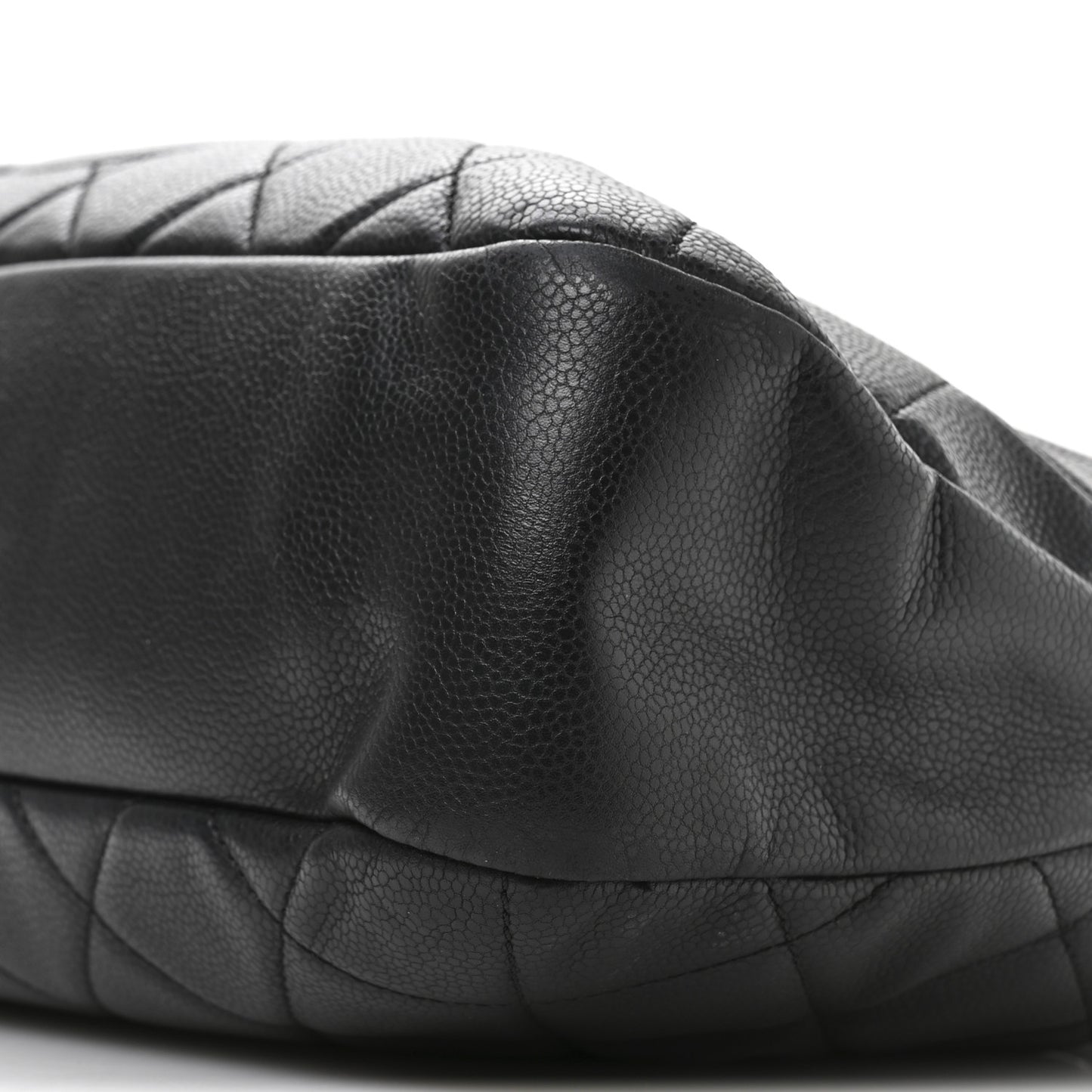 Caviar Quilted Timeless CC Soft Tote Black