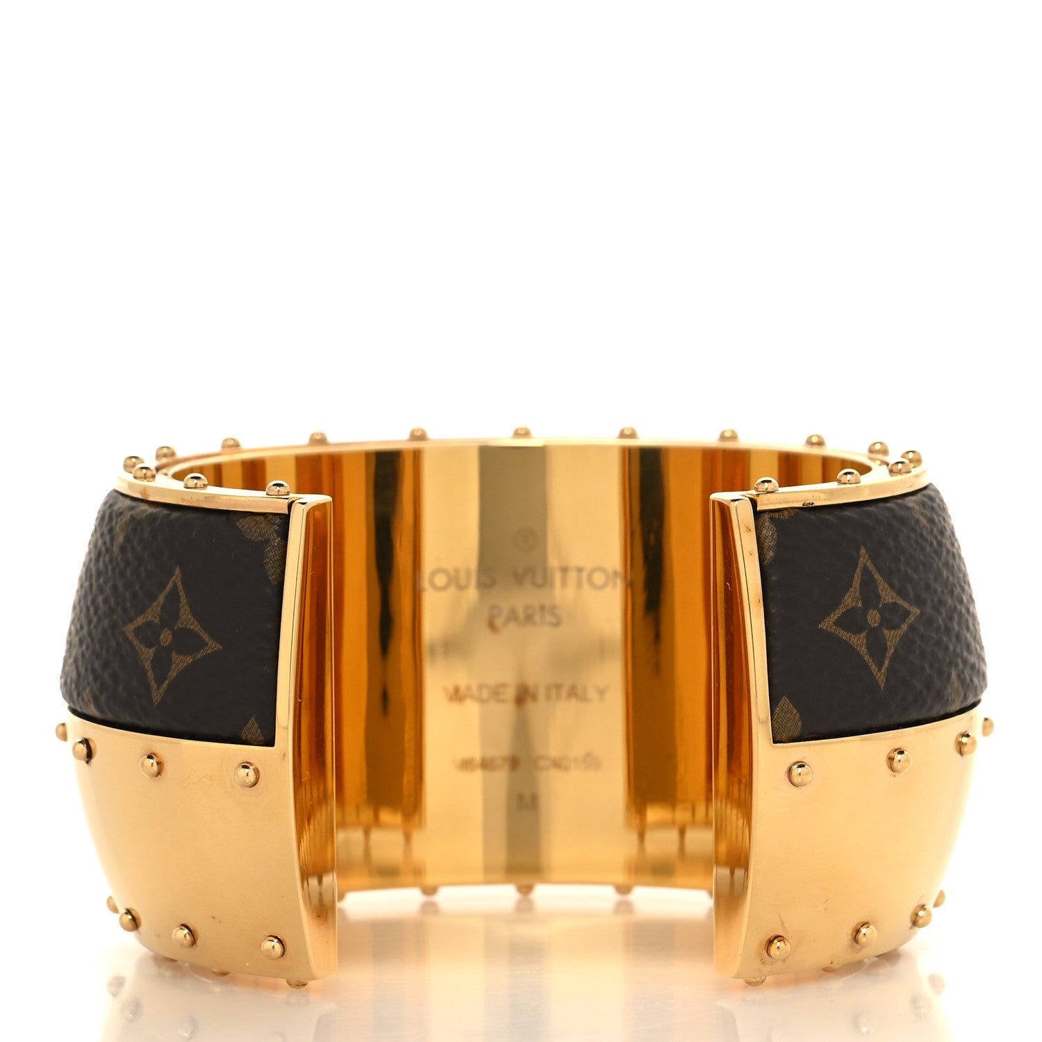 Louis Vuitton Monogram Wild LV Cuff Bracelet M 3 of 4