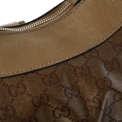 Gucci Crystal Monogram Large D Gold Hobo Gold 13 of 18