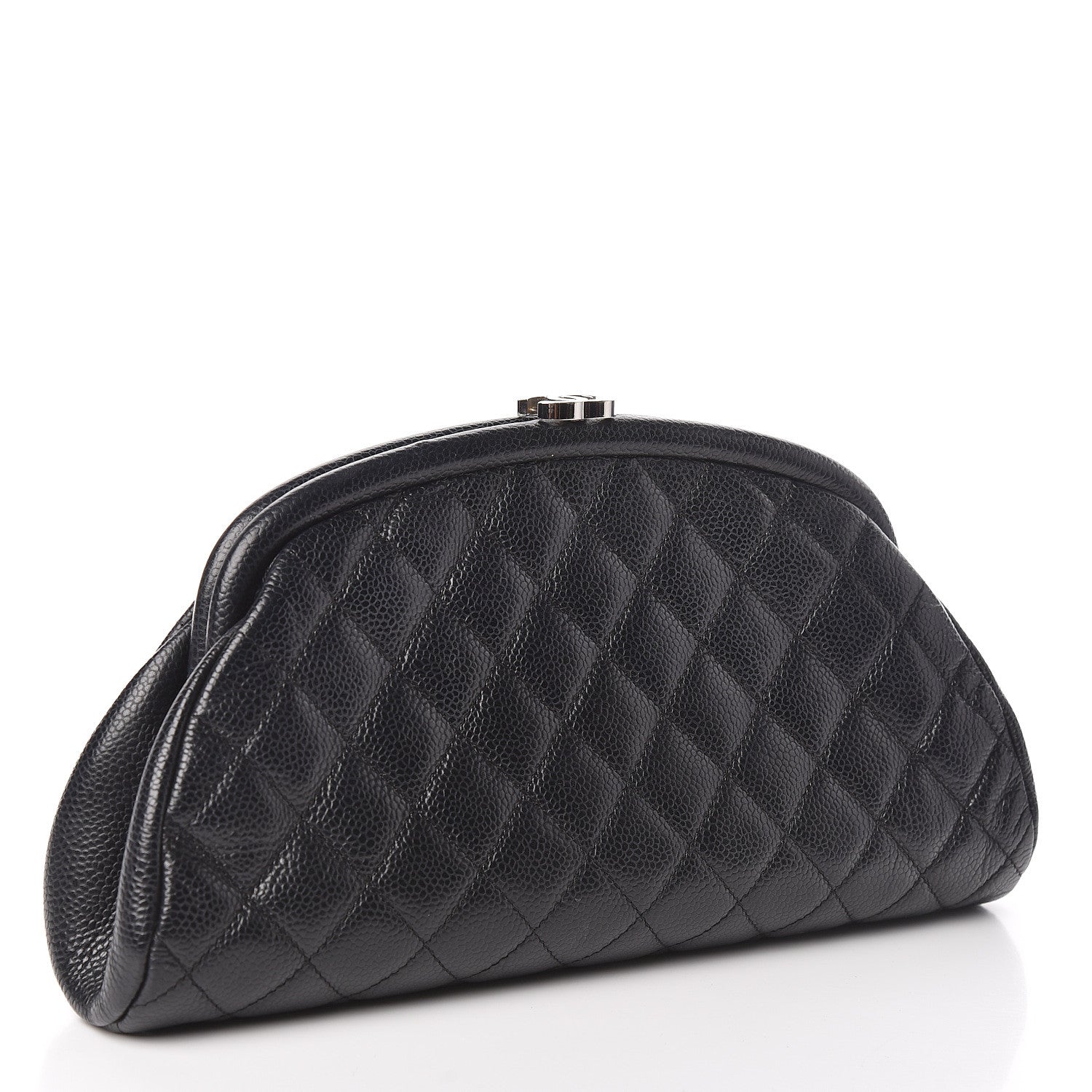 Chanel Caviar Quilted Timeless Clutch Black 3 of 9