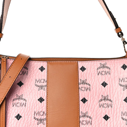 MCM Visetos Medium Klara Hobo Soft Pink 5 of 7