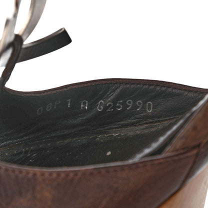 Chanel Calfskin Wooden CC Sandals 39 Dark Brown 7 of 14