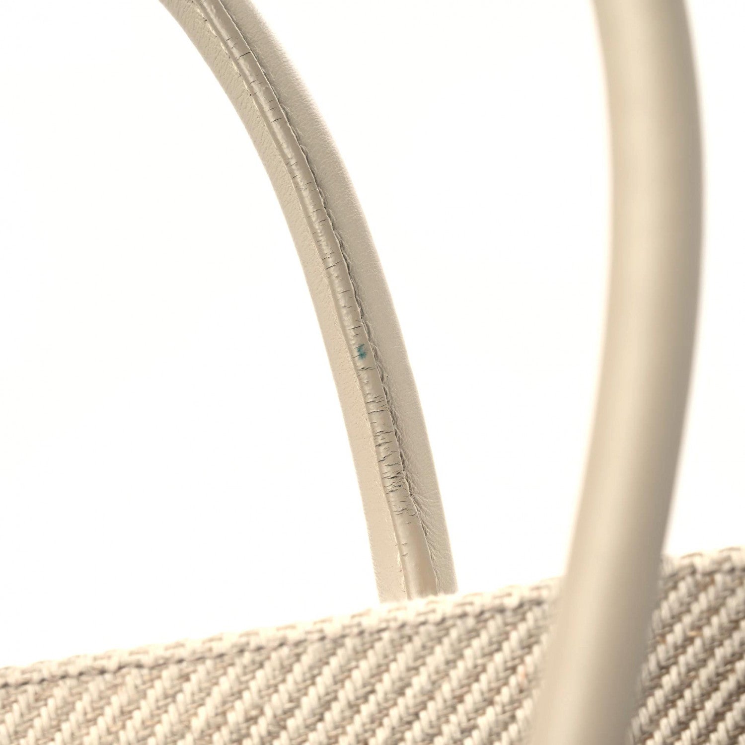 Saint Laurent Linen Calfskin Small Rive Gauche Tote Beige Sea Salt 11 of 17
