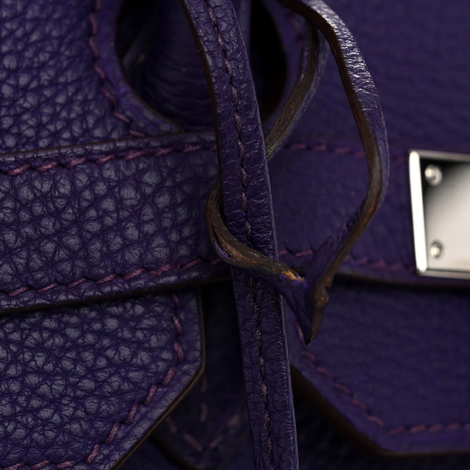 Hermes Togo BIRKIN 35 Iris 11 of 13