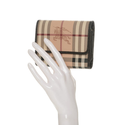Burberry Haymarket Check Medium Bellfield ID Wallet Chocolate 2 of 6