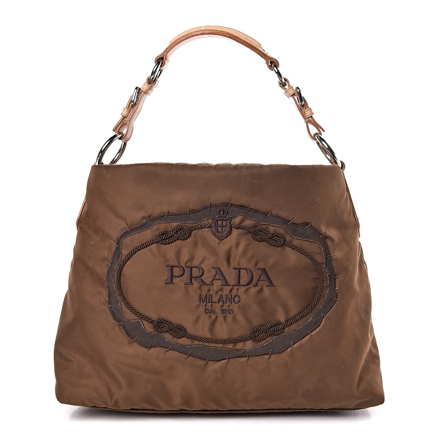 Tessuto Nylon Jacquard Logo Hobo Bruciato